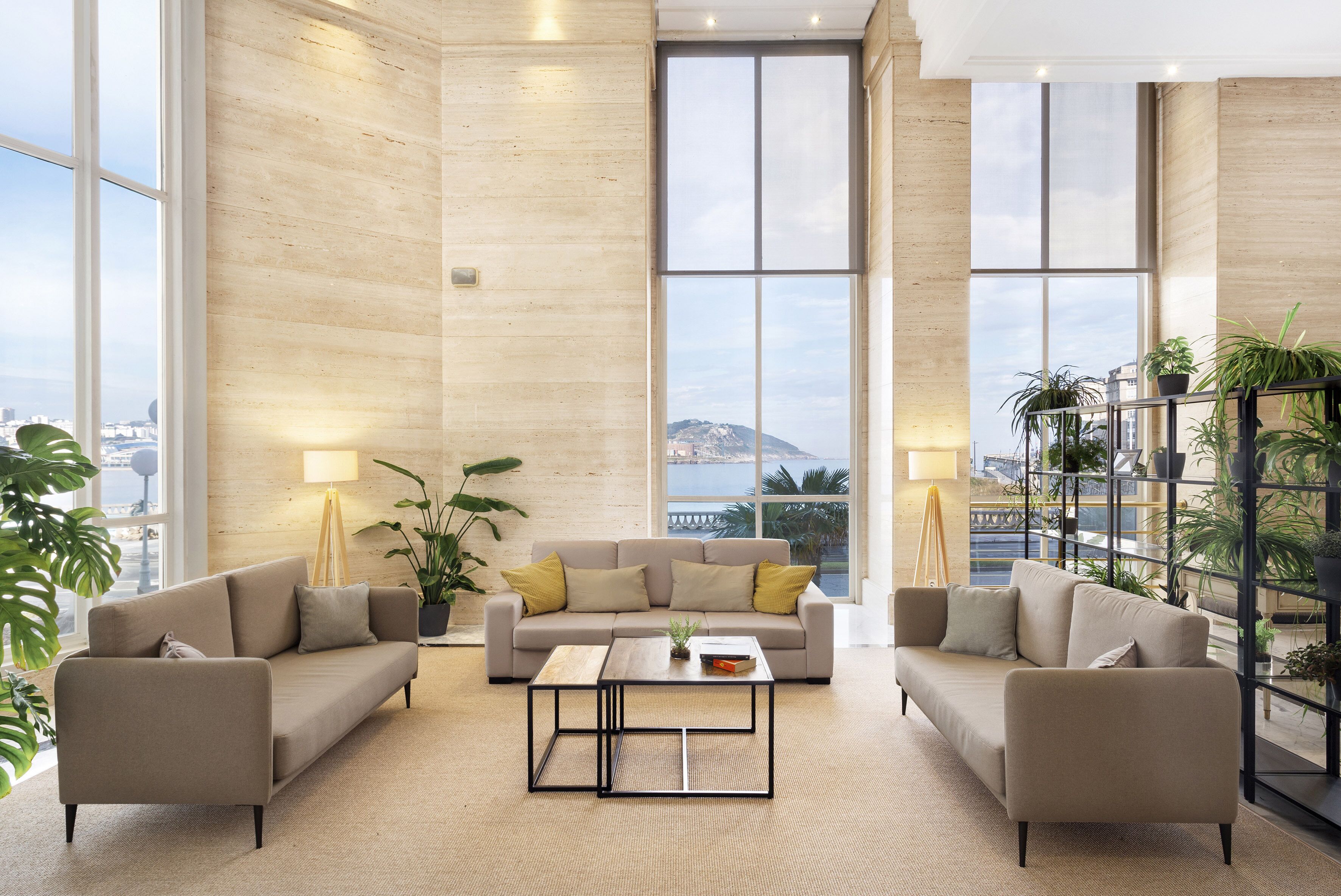 37-inch flat-screen TV with satellite channels, TV