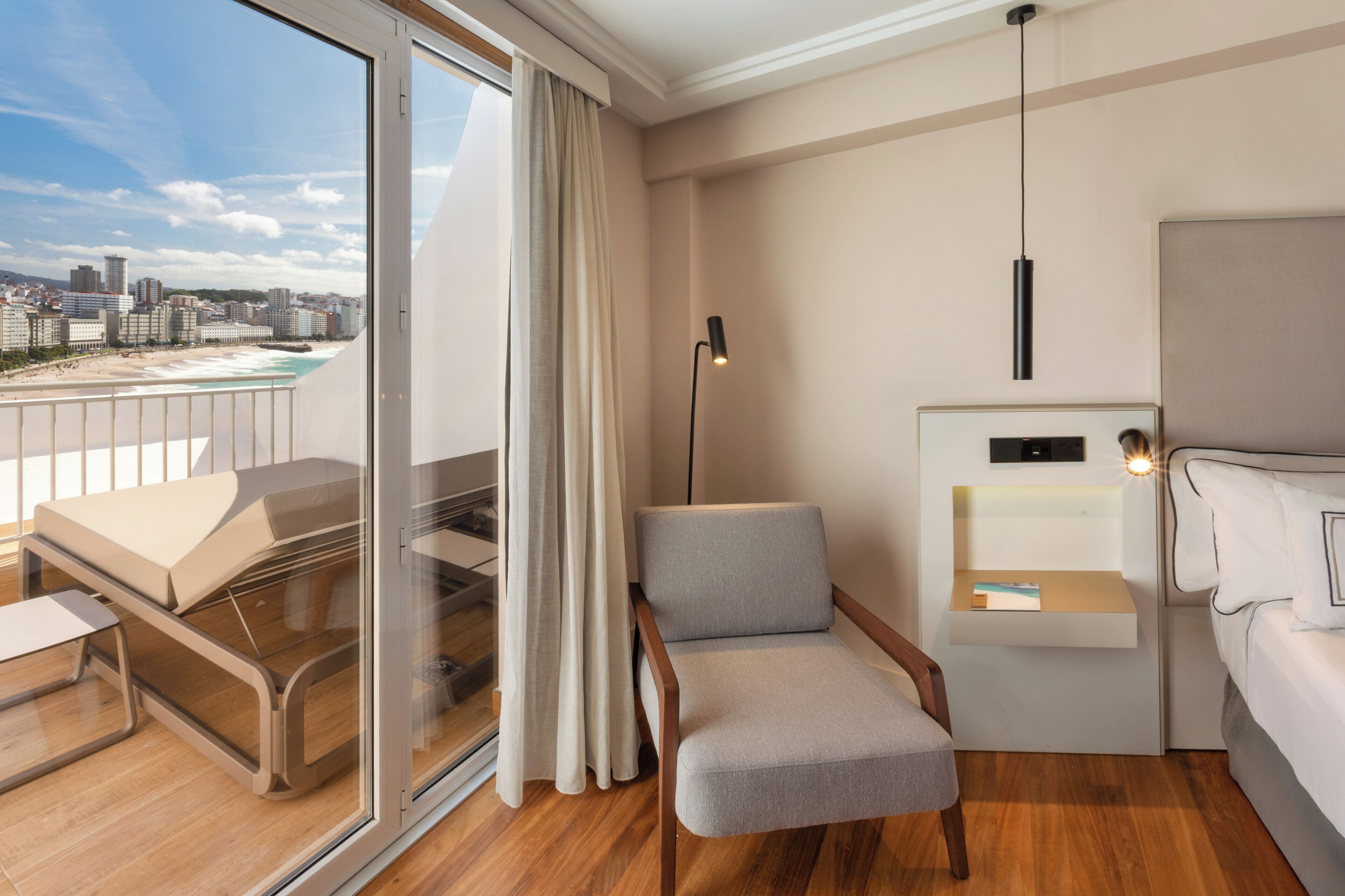 Melia Room, Rom, terrasse, sjøutsikt