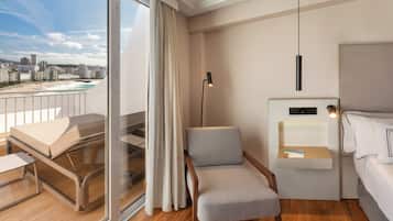 Melia Room, Rom, terrasse, sjøutsikt