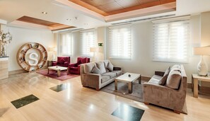 Sitteområde i lobbyen