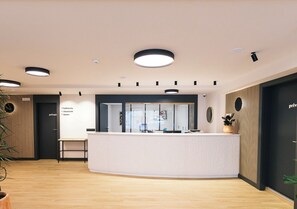 Check-in/check-out kiosk