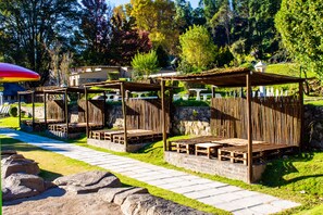 Indoor pool, 3 outdoor pools, pool umbrellas, sun loungers