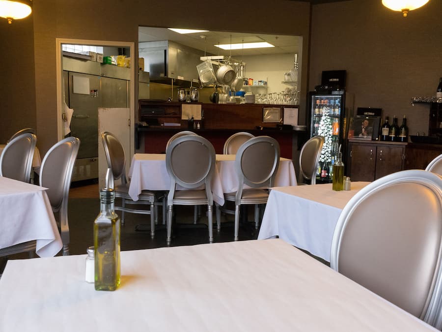 Dinner served, Italian cuisine