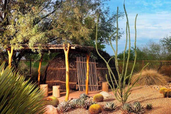 Een bubbelbad, een stoombad, lichaamsbehandelingen