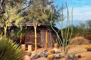 Hot tub, steam room, body treatments, deep-tissue massages, body wraps