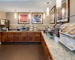 Free daily on-the-go breakfast