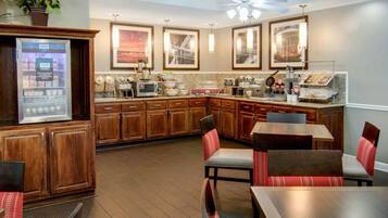 Free daily on-the-go breakfast