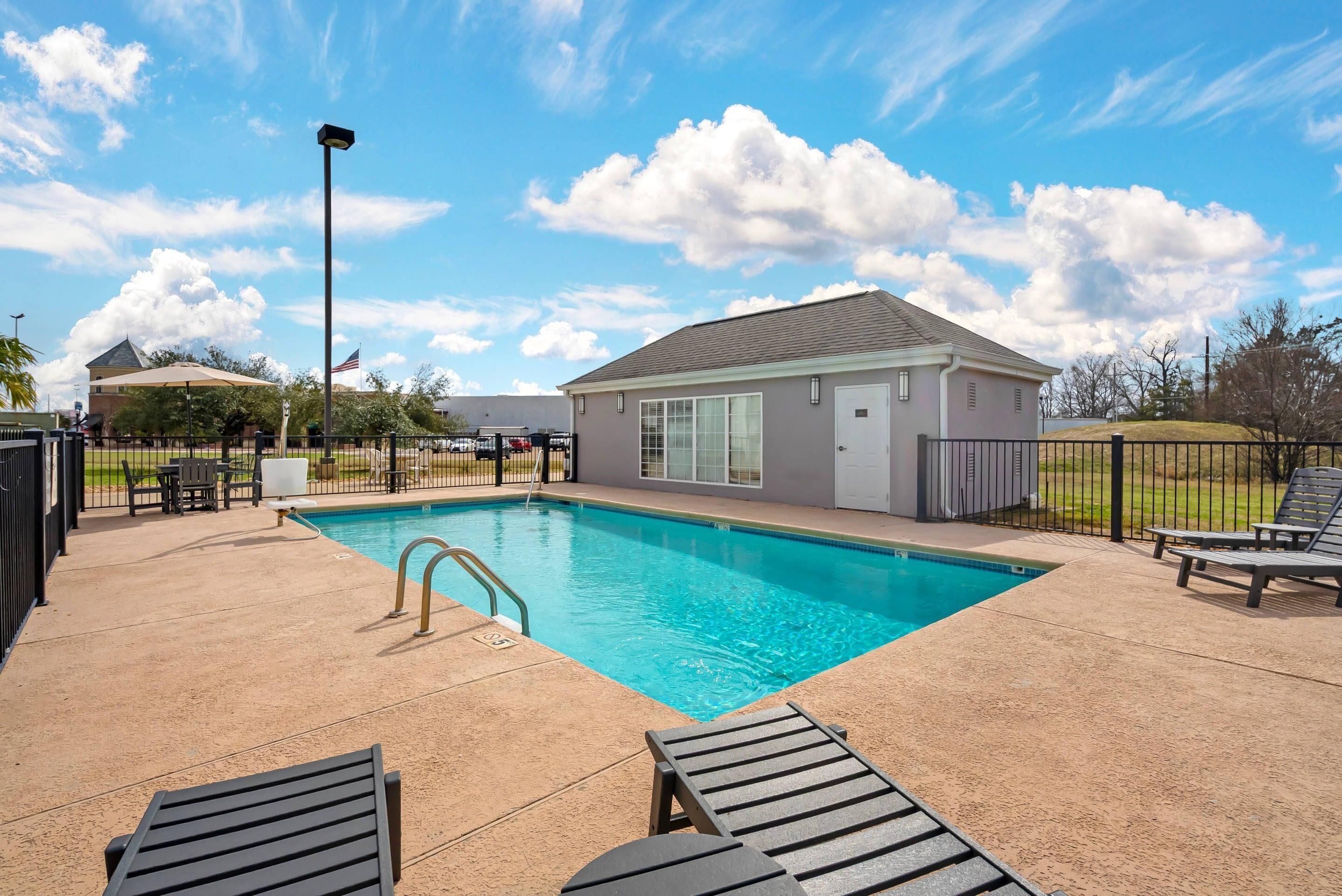 Seasonal outdoor pool