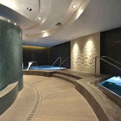 Behandelingskamers voor koppels, een sauna, een bubbelbad, een stoombad