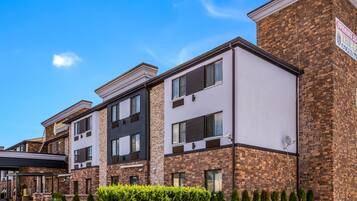 Majoituspaikan julkisivu