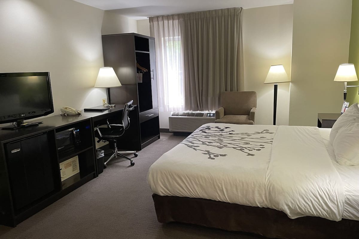 In-room safe, desk, blackout curtains, iron/ironing board