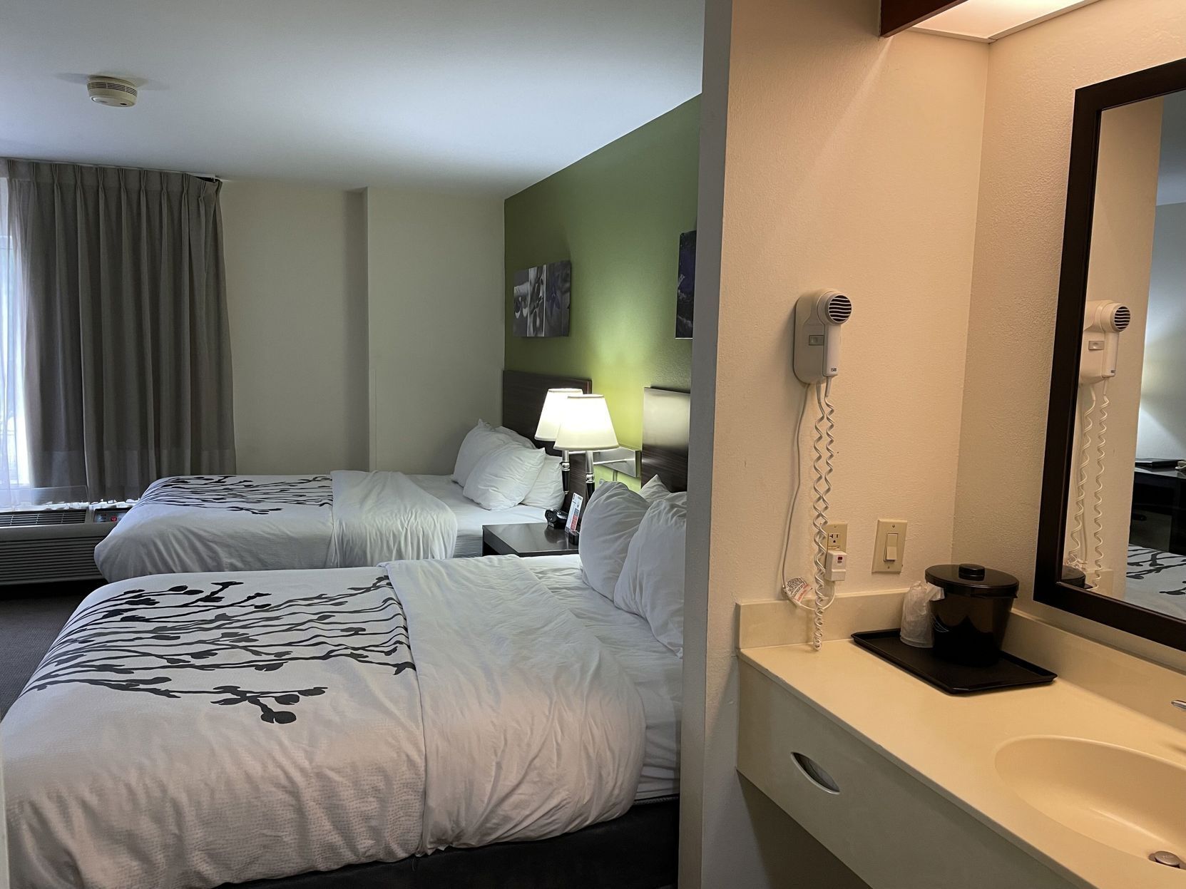 In-room safe, desk, blackout curtains, iron/ironing board
