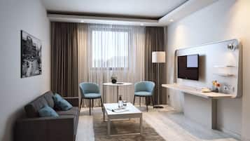 Literie hypoallergénique, minibar, coffres-forts dans les chambres