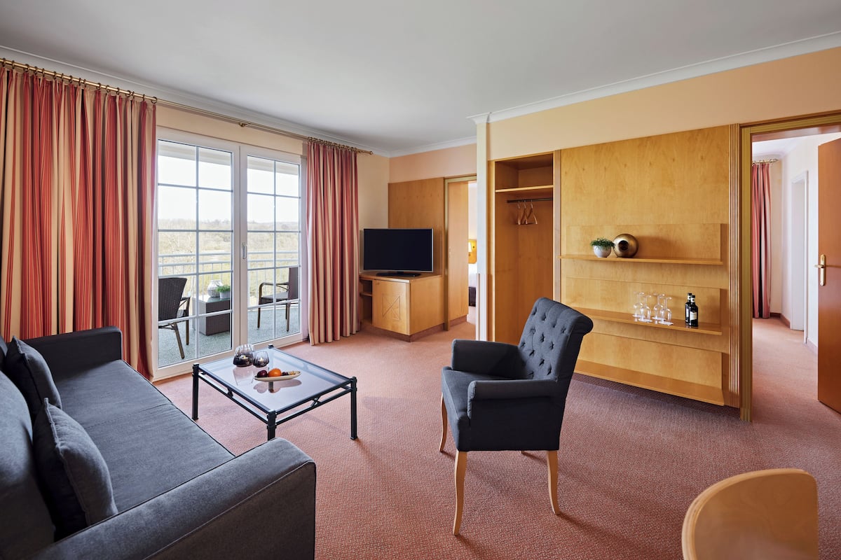 Suite | Biancheria da letto ipoallergenica, minibar, una cassaforte in camera
