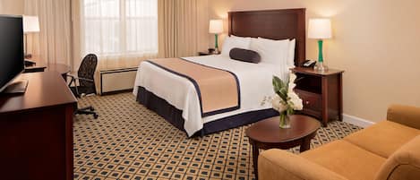 Standard Room, 1 King Bed with Sofa bed | Desk, blackout curtains, iron/ironing board, free WiFi