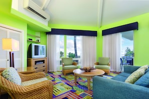 Villa, 2 chambres, vue jardin | Salle de séjour
