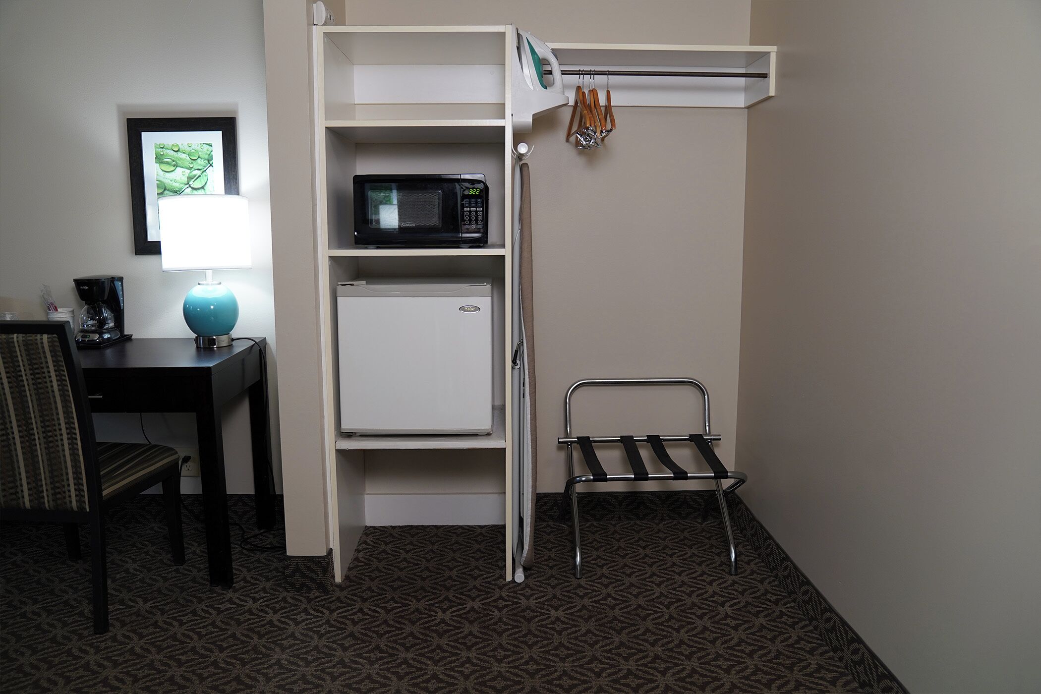 double queen | premium bedding, pillow-top beds, individually furnished, desk