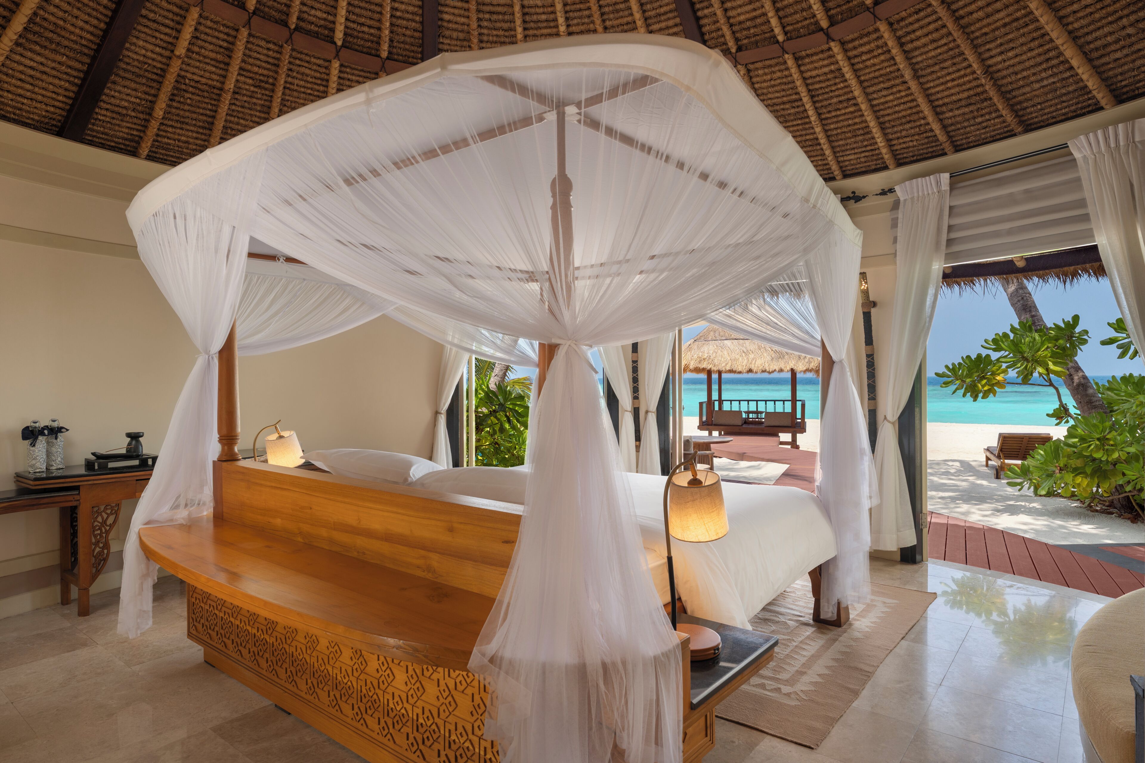 Beachfront Pool Villa (Includes Boat Transfer) | Minibar, in-room safe, individually decorated, individually furnished