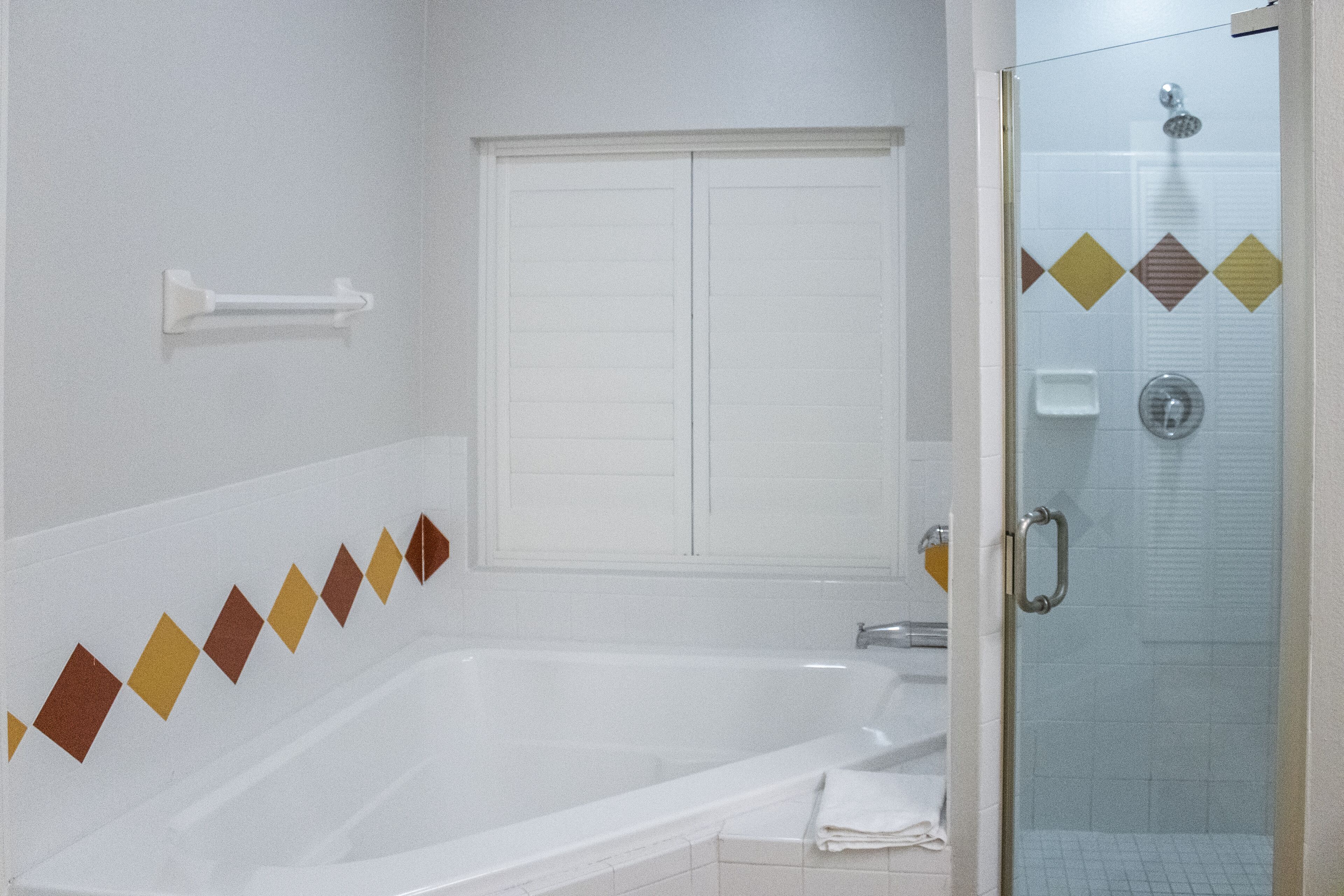 condo, 1 bedroom, kitchenette | bathroom | combined shower/bathtub, hair dryer, towels