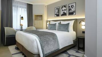 Superior Double Room | Hypo-allergenic bedding available, in-room safe, desk, laptop workspace