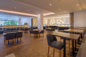 Daily buffet breakfast (EUR 18 per person)