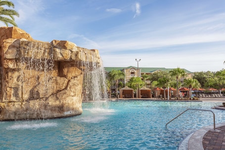 4 outdoor pools, pool cabanas (surcharge), pool umbrellas. Hilton Vacation Club Mystic Dunes Orlando