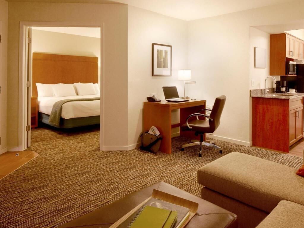 Premium bedding, pillow-top beds, desk, iron/ironing board