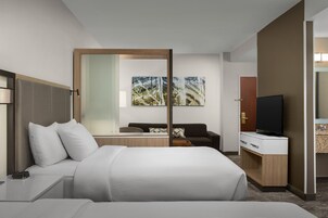 In-room safe, desk, laptop workspace, iron/ironing board