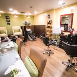 Steam room, body treatments, aromatherapy, hot stone massages