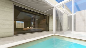 Couples treatment rooms, sauna, hot tub, steam room, Turkish bath