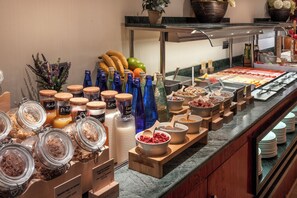 Daily buffet breakfast (EUR 16 per person)
