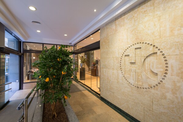 Interior entrance