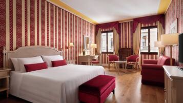 Free minibar items, in-room safe, desk, laptop workspace