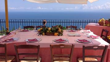 Lunch, dinner served; Italian cuisine, pool views