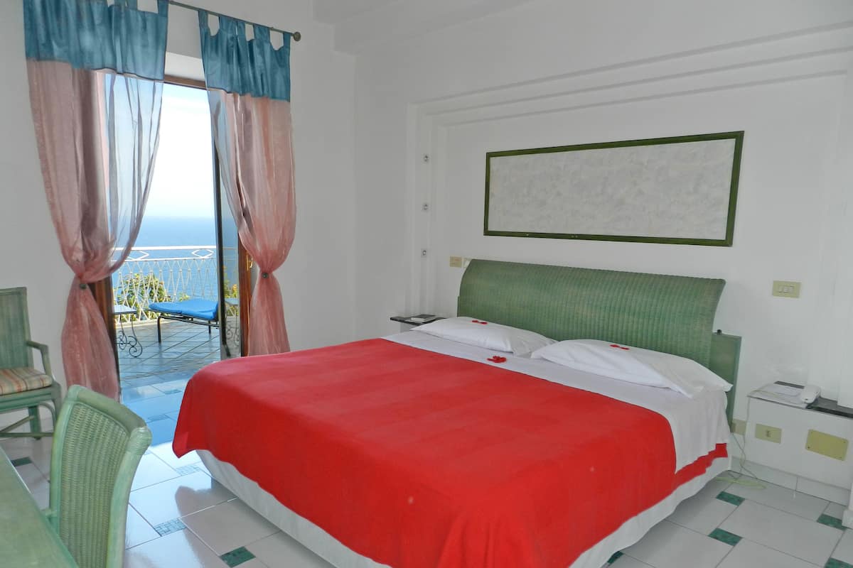 Doppia Superior, terrazzo, vista mare | Vista dalla camera