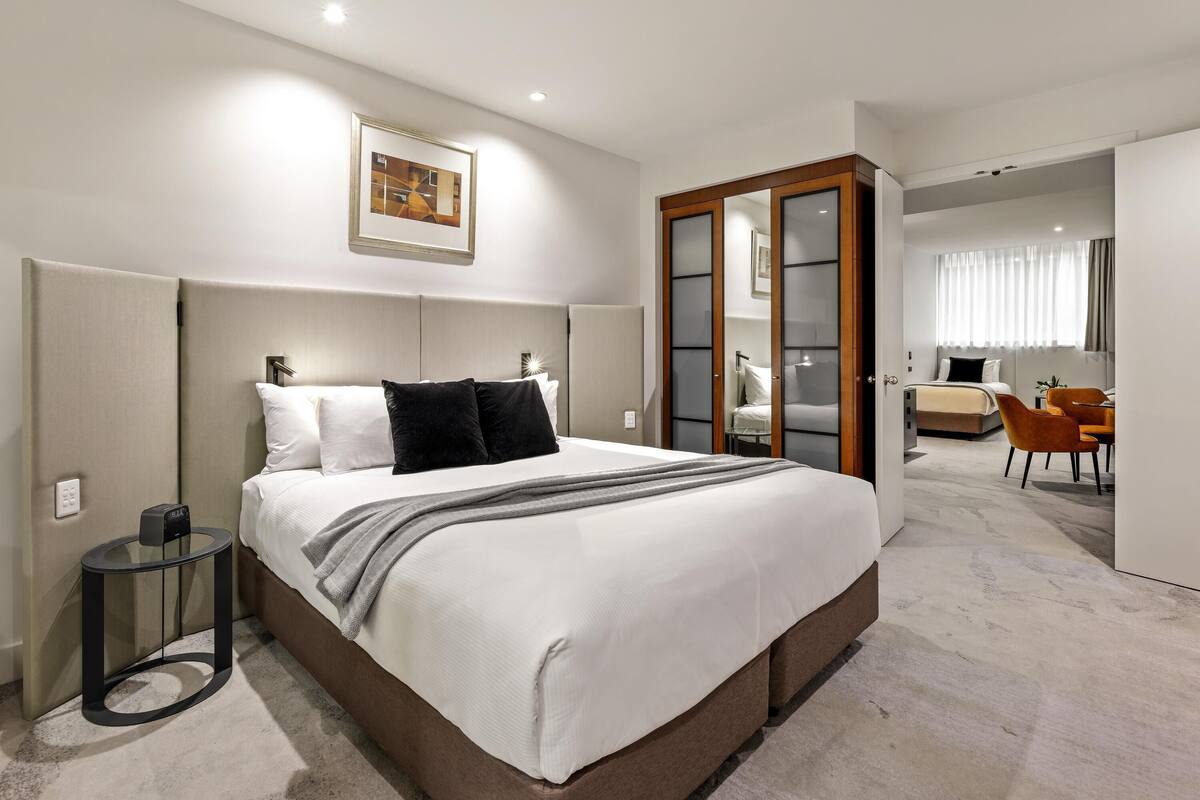 Peppers Family Suite | Bộ đồ giường cao cấp, nệm có lớp đệm bông, minibar 