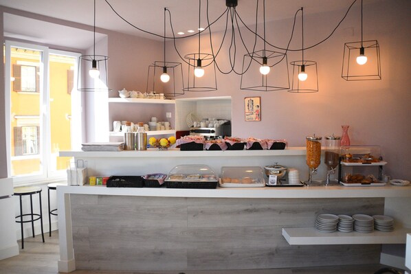 Daily buffet breakfast (EUR 10 per person)