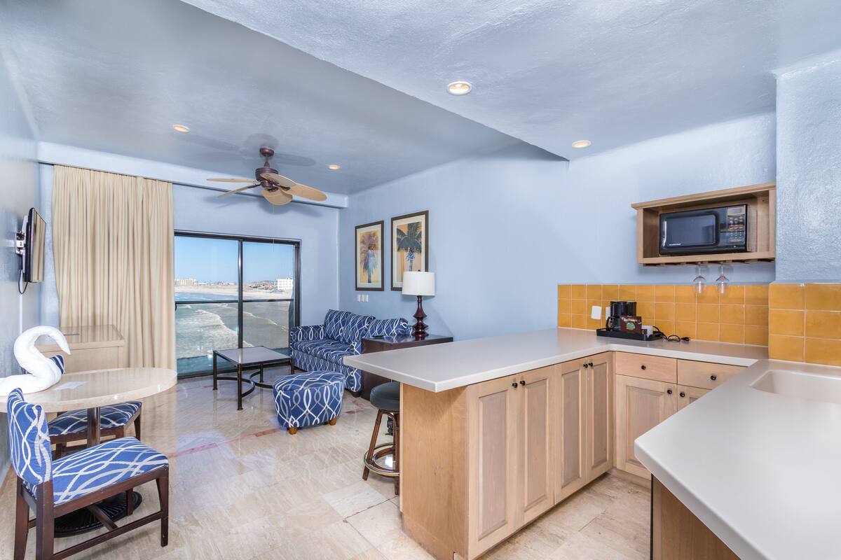 Master Suite Ocean View with Balcony King Bed & Sofa Bed | Premium bedding, down comforters, pillowtop beds, in-room safe