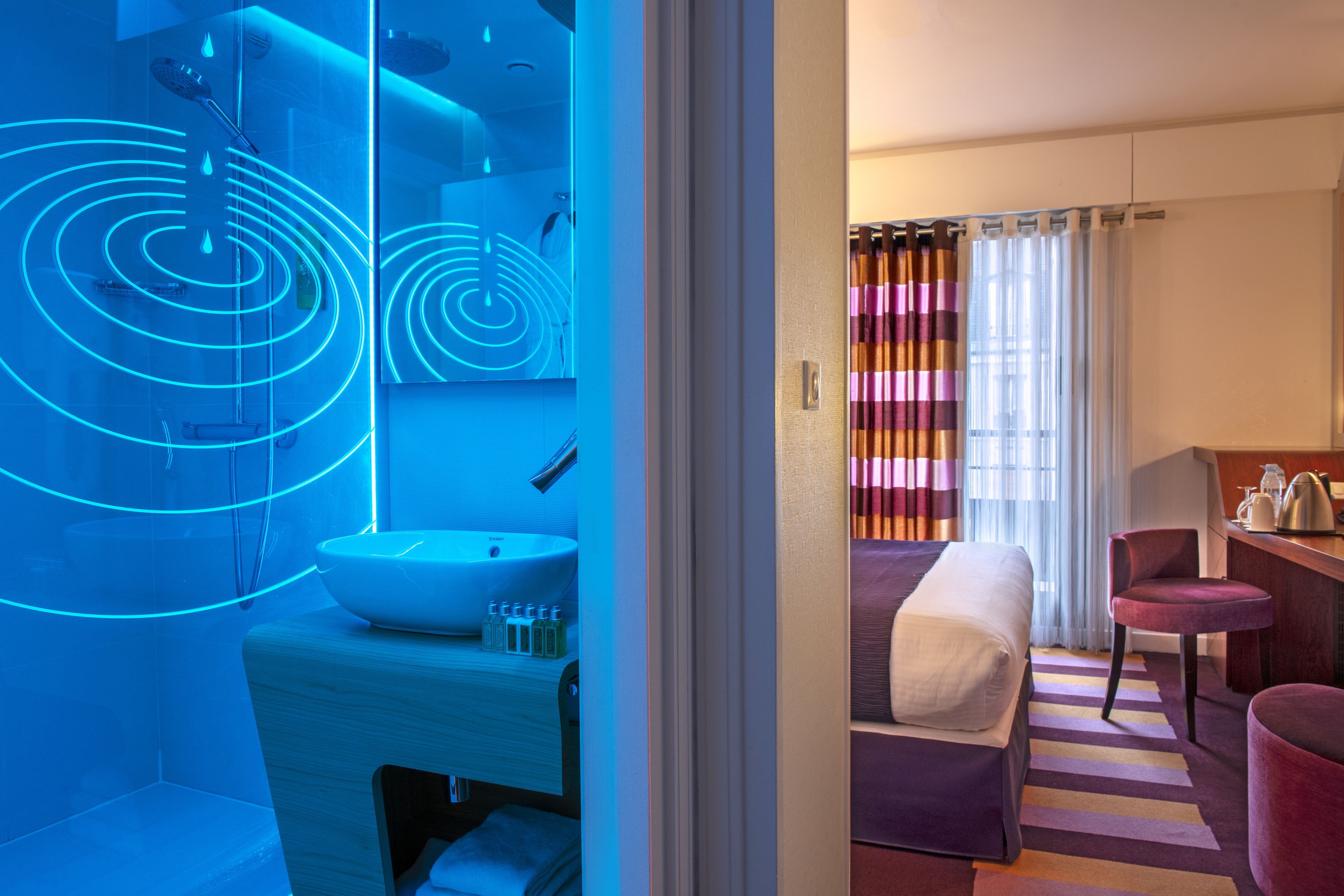 minibar, in-room safe, desk, blackout curtains