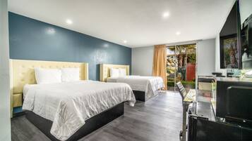 Standard Room, 2 Queen Beds, Accessible | Pillowtop beds, desk, iron/ironing board, WiFi (free)
