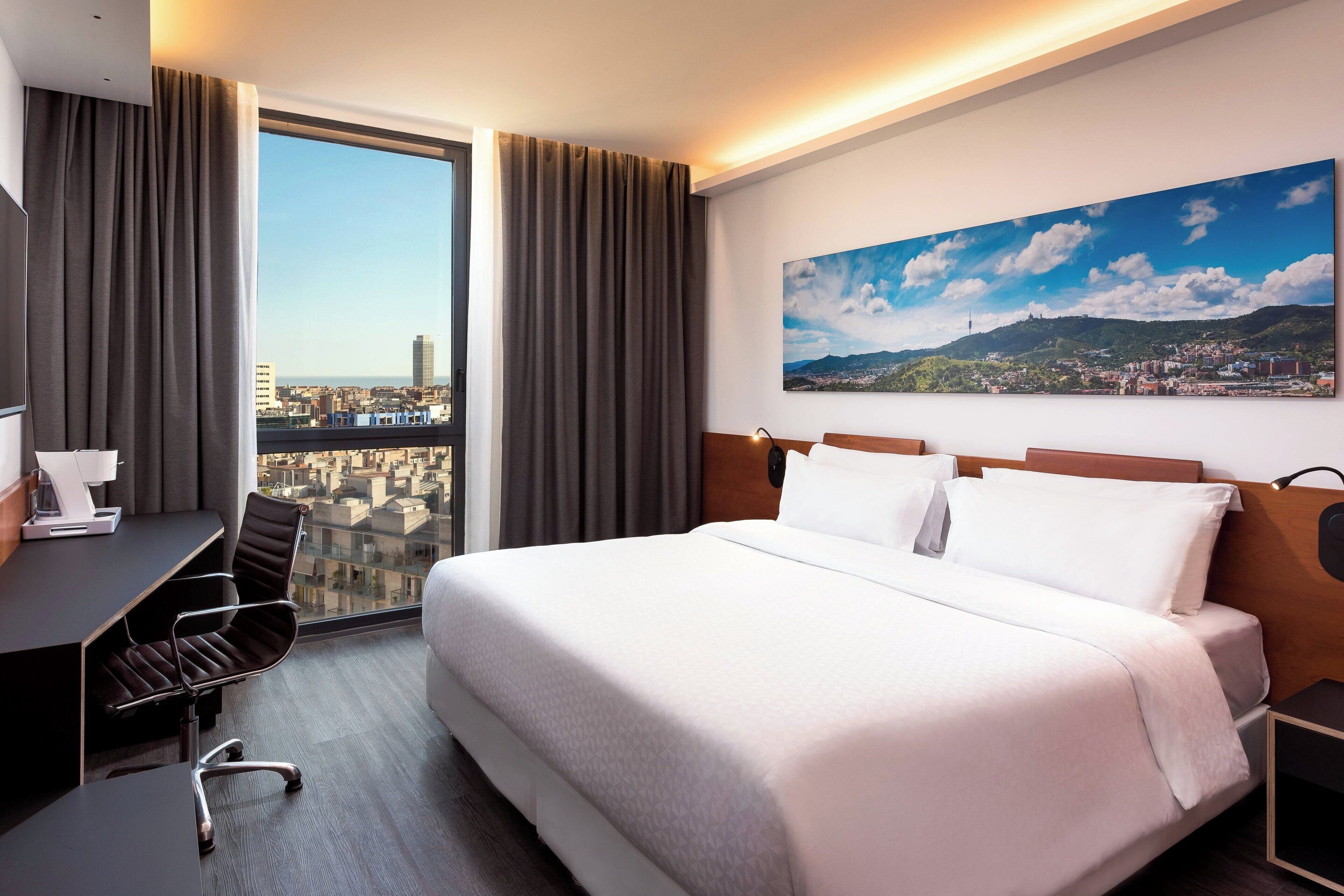 premium room, 1 king bed (view) | 1 bedroom, premium bedding, memory-foam beds, minibar