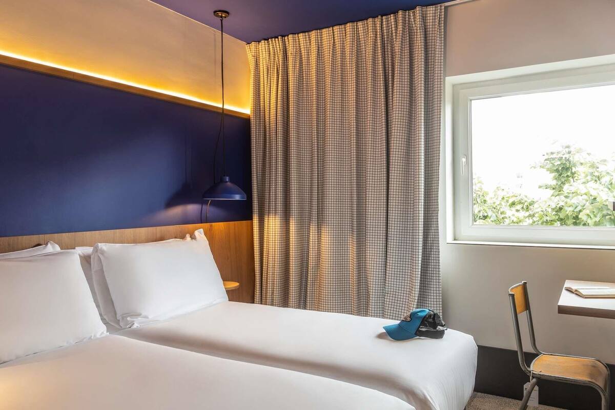 Room, 2 Twin Beds (Pop Room) | In-room safe, desk, soundproofing, iron/ironing board (on request)