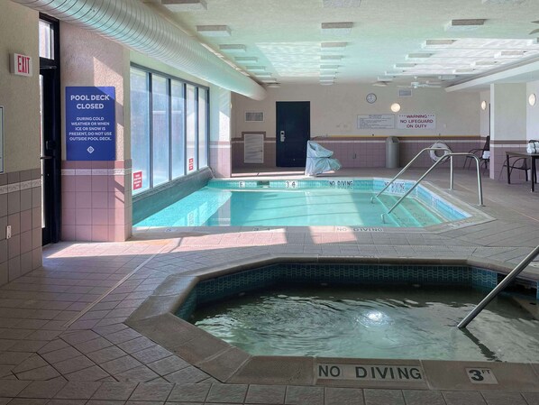 Indoor pool, outdoor pool