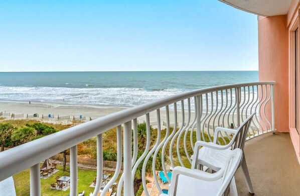 Rom, 1 soverom, delvis havutsikt, ved strandkanten (St. Clements) | Utsikt fra balkong