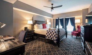 Deluxe Room, 1 King Bed | Frette Italian sheets, premium bedding, in-room safe, soundproofing - The Kendall Hotel at the Engine 7 Firehouse (Cambridge)