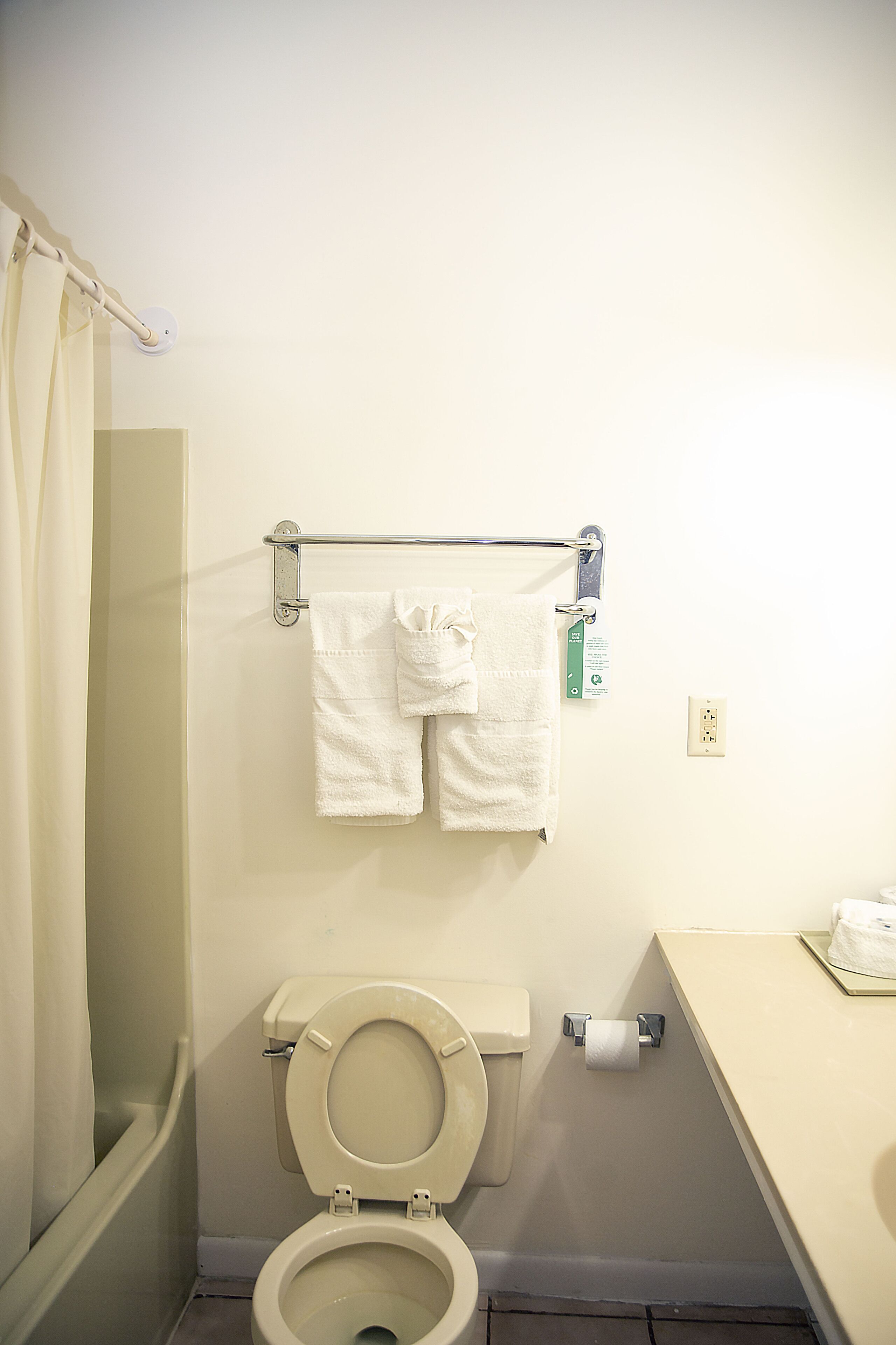 room, poolside | bathroom | shower, towels