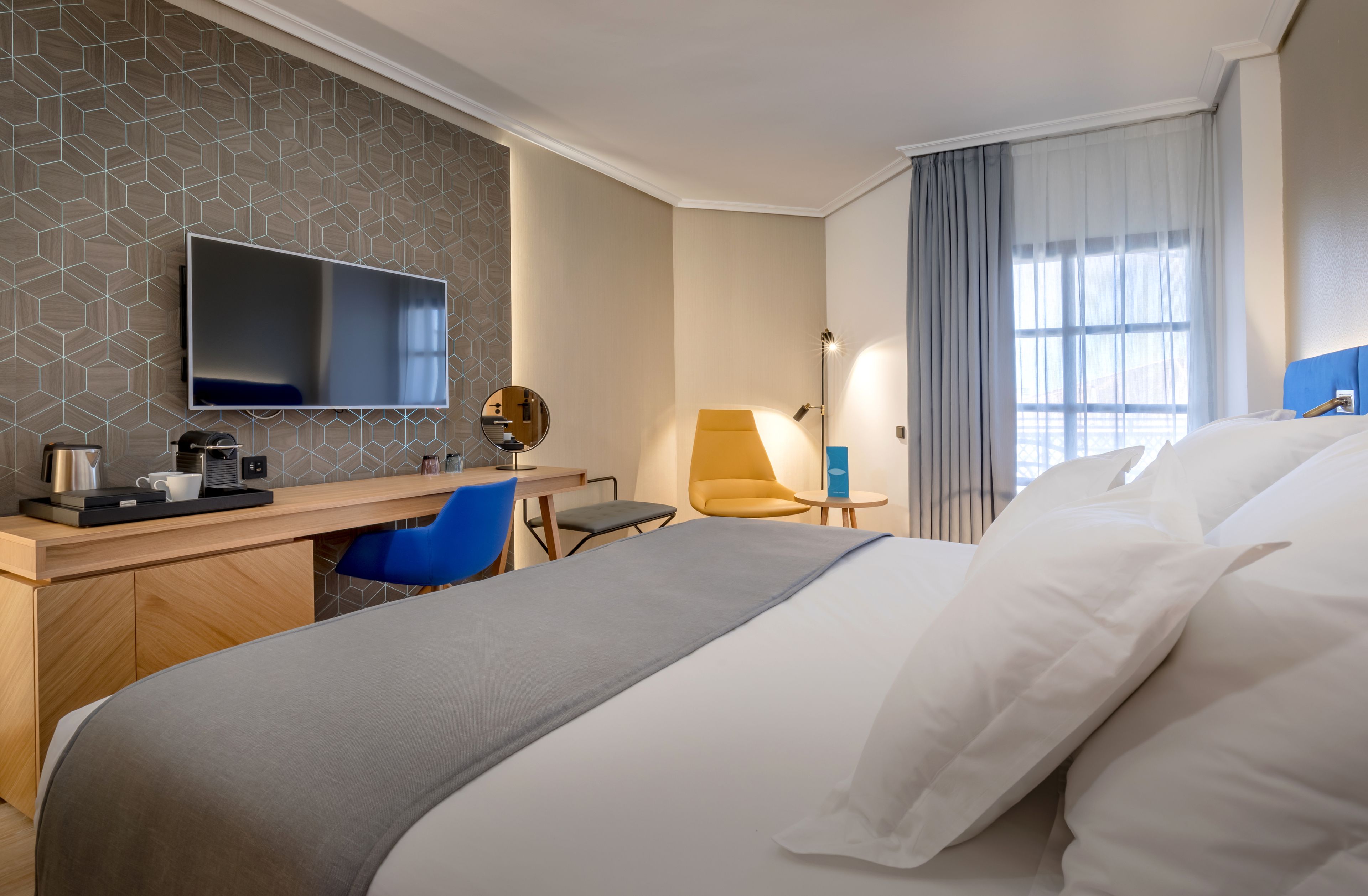 premium bedding, down duvets, select comfort beds, minibar