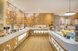 Daily buffet breakfast (EUR 16 per person)