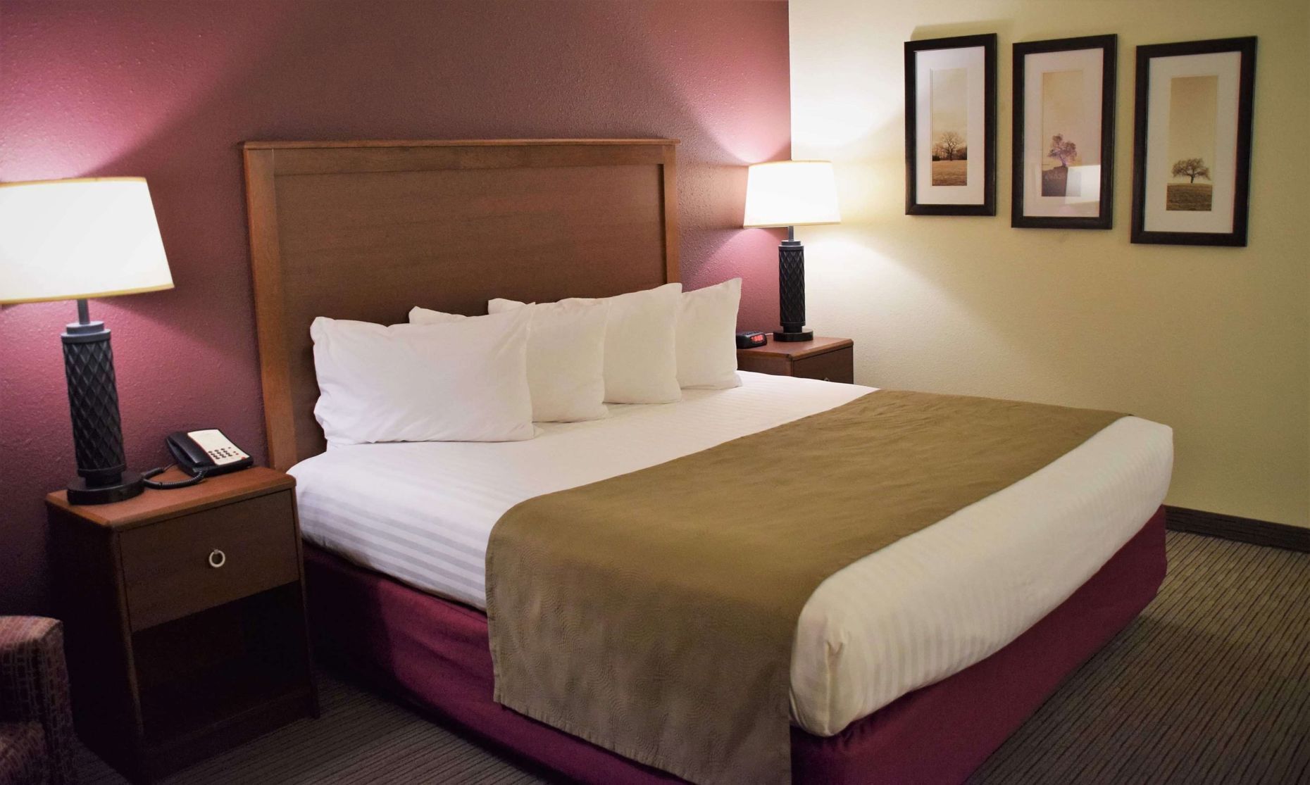 In-room safe, desk, laptop workspace, soundproofing