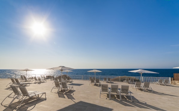 Vue sur la plage/l’océan